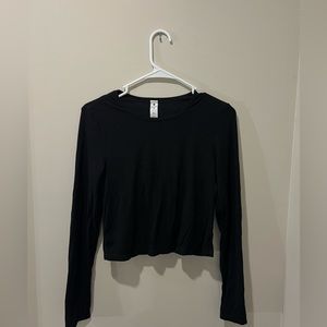 Yogalicious Heavenly Rib Tara Crop Long Sleeve Top